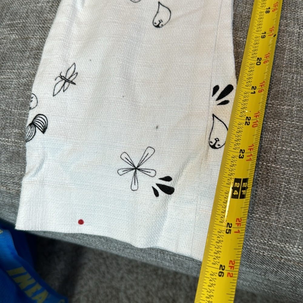 Zara Basic Collection White Printed Trousers - image 5